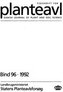 Åbner siden Tidsskrift for Planteavl 1895-1992